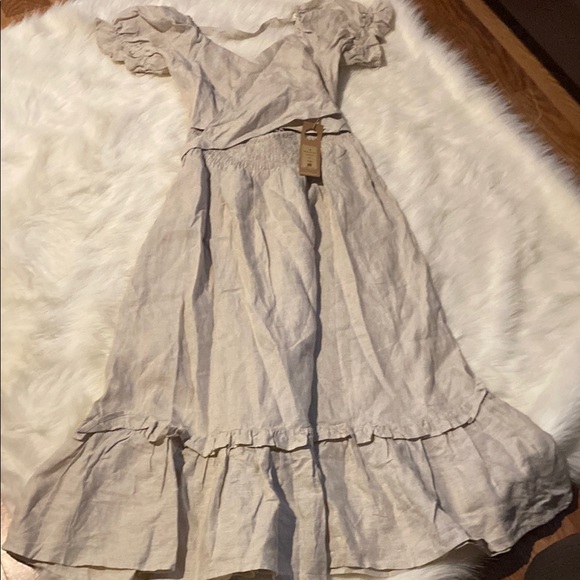 Aulieude Dresses & Skirts - Aulieude Cream Casual Kids Dress